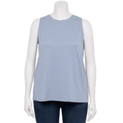Plus Size Nine West Essential Easy High-Neck Tank
