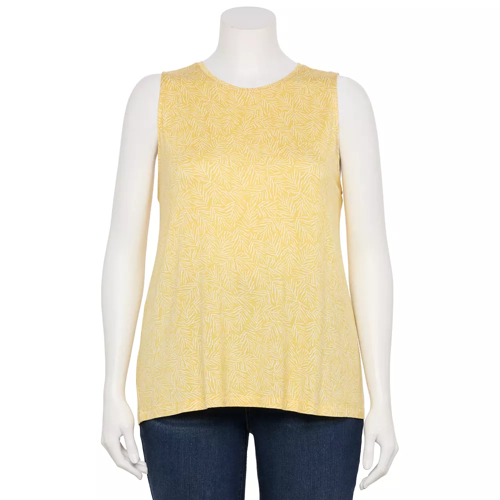 Plus Size Nine West Essential Easy High-Neck Tank 19 Plus Size Nine West Essential Easy High-Neck Tank - Image 17