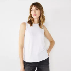 Petite Nine West Essential High Neck Tank -Deals My Glow Wardrobe Store 5234193 White