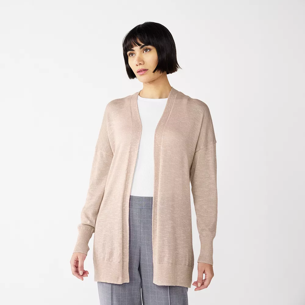 Women's Nine West Essential Lightweight Cardigan 3 Women's Nine West Essential Lightweight Cardigan