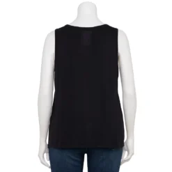 Plus Size Nine West Essential Easy V-Neck Tank -Deals My Glow Wardrobe Store 5235544 ALT