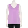 Plus Size Nine West Essential Easy V-Neck Tank -Deals My Glow Wardrobe Store 5235544 Lupine Lilac