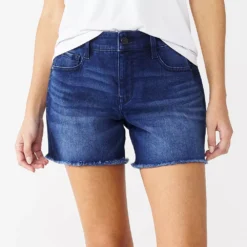 Women's Nine West Slimming Pocket Shorts -Deals My Glow Wardrobe Store 5242666 Dark Wash