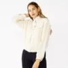 Petite Nine West Draped Bomber Jacket -Deals My Glow Wardrobe Store 5243540 Firwood