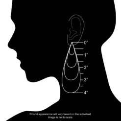 Nine West Simulated Crystal Mini Hoop Earrings -Deals My Glow Wardrobe Store 5257204 ALT4