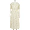 Plus Size Nine West Puff-Sleeve Chiffon Maxi Dress -Deals My Glow Wardrobe Store 5262085 Yellow Floral Camo