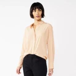 Petite Nine West Drapey Shirt -Deals My Glow Wardrobe Store 5262174 Faint Whisper