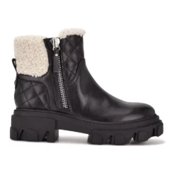 Nine West Colbee Women's Sherpa Ankle Boots 10 Nine West Colbee Women's Sherpa Ankle Boots -Deals My Glow Wardrobe Store 5267506 ALT