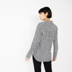 Women's Nine West Drapey Button Down Shirt -Deals My Glow Wardrobe Store 5271741 ALT