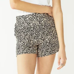 Women's Nine West Mid-Rise Pull-On Soft Shorts