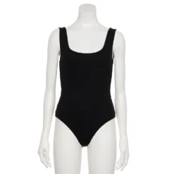 Women's Nine West Rib Scoopneck Tank Bodysuit -Deals My Glow Wardrobe Store 5288302 ALT2