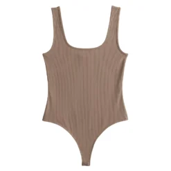 Women's Nine West Rib Scoopneck Tank Bodysuit -Deals My Glow Wardrobe Store 5288302 ALT5