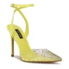 Nine West Foreva Women's Dress Pumps -Deals My Glow Wardrobe Store 5362357 Clear Neon Yellow