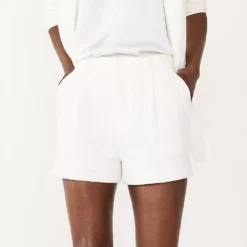 Women's Nine West High Rise Walking Shorts -Deals My Glow Wardrobe Store 5497675 White Knight
