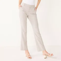 Women's Nine West Curvy Magic Waist Barely Bootcut Dress Pants 13 Women's Nine West Curvy Magic Waist Barely Bootcut Dress Pants -Deals My Glow Wardrobe Store 5500437 Lt Taupe Birdseye Text