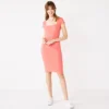 Women's Nine West Cutout Bodycon Dress -Deals My Glow Wardrobe Store 5521602 Cruz Coral