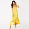 Women's Nine West Strappy Wrap Ruffle Dress -Deals My Glow Wardrobe Store 5524649 Limassol Sunset