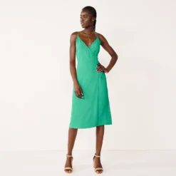 Women's Nine West Strappy Wrap Midi Dress -Deals My Glow Wardrobe Store 5531473 Reef
