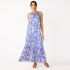 Women's Nine West Tiered Peasant Maxi Dress -Deals My Glow Wardrobe Store 5531866 Dab Floral