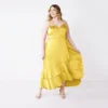 Plus Size Nine West Strappy Ruffle Hem Wrap Dress -Deals My Glow Wardrobe Store 5538940 Limassol Sunset