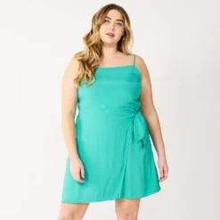 Plus Size Nine West Gathered Side-Tie Sheath Dress -Deals My Glow Wardrobe Store 5547073 Reef