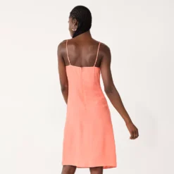 Women's Nine West Strappy Ruched Midi Dress -Deals My Glow Wardrobe Store 5551982 ALT