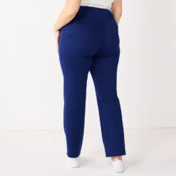 Plus Size Nine West Slimming High-Waisted Bootcut Pants -Deals My Glow Wardrobe Store 5563395 ALT