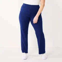 Plus Size Nine West Slimming High-Waisted Bootcut Pants -Deals My Glow Wardrobe Store 5563395 Avery Navy