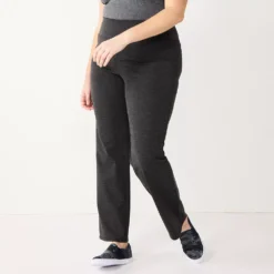 Plus Size Nine West Slimming High-Waisted Bootcut Pants