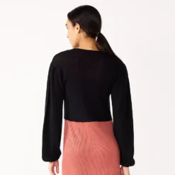 Women's Nine West Balloon Sleeve Open Front Cardigan -Deals My Glow Wardrobe Store 5567306 ALT