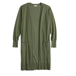 Women's Nine West High Slit Duster Cardigan -Deals My Glow Wardrobe Store 5569252 ALT5