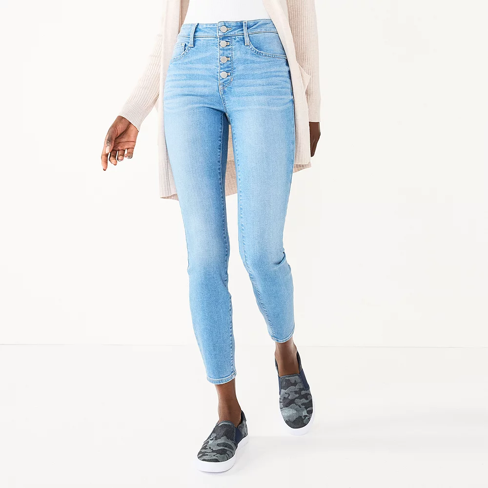 Women's Nine West Slimming Skinny Jeans 4 Women's Nine West Slimming Skinny Jeans - Image 2