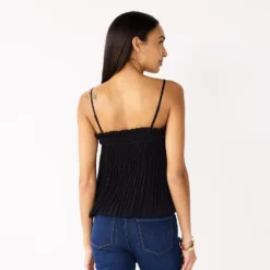 Women's Nine West Pleated Smocked Tank -Deals My Glow Wardrobe Store 5576992 ALT