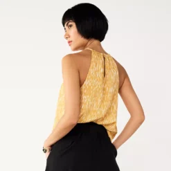 Women's Nine West High Neck Keyhole Tank -Deals My Glow Wardrobe Store 5577411 ALT