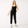 Women's Nine West Sweetheart Tapered Jumpsuit -Deals My Glow Wardrobe Store 5578686 Mineral Black