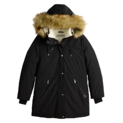 Women's Nine West Sherpa Trim Parka Coat 11 Women's Nine West Sherpa Trim Parka Coat -Deals My Glow Wardrobe Store 5578773 ALT5