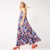 Women's Nine West Asymmetrical Tiered Maxi Dress