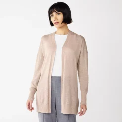 Petite Nine West Essential Boxy Cardigan Sweater