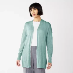 Petite Nine West Essential Boxy Cardigan Sweater -Deals My Glow Wardrobe Store 5584019 Huxley Blue