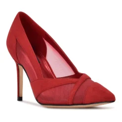 Nine West Evani Women's Heels -Deals My Glow Wardrobe Store 5601121 Dark Red
