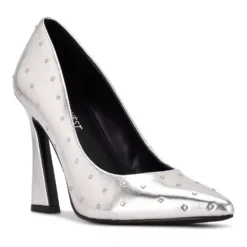 Nine West Trial Women's Rhinestone Dress Pumps -Deals My Glow Wardrobe Store 5618715 Silver