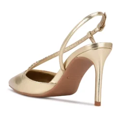 Nine West Gisha Women's Chain Link High Heel Dress Pumps -Deals My Glow Wardrobe Store 5618718 ALT4