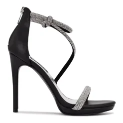 Nine West Lavern Women's Strappy Rhinestone Dress Sandals 12 Nine West Lavern Women's Strappy Rhinestone Dress Sandals -Deals My Glow Wardrobe Store 5618726 ALT