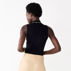 Women's Nine West Mockneck Sweater Tank -Deals My Glow Wardrobe Store 5651501 ALT