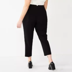 Plus Size Nine West High-Waisted Tapered Pants -Deals My Glow Wardrobe Store 5657966 ALT