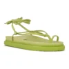Nine West Sarest Women's Strappy Sandals -Deals My Glow Wardrobe Store 5659783 Lime Green