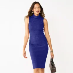 Women's Nine West Turtleneck Bodycon Dress -Deals My Glow Wardrobe Store 5662329 Clara Purple