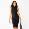 Women's Nine West Turtleneck Bodycon Dress -Deals My Glow Wardrobe Store 5662329 Mineral Black