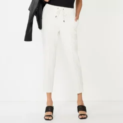 Women's Nine West Line Plaid Pintuck Jogger Pants -Deals My Glow Wardrobe Store 5675305 Daisy Dew