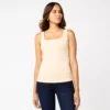 Women's Nine West Sculpt Squareneck Tank